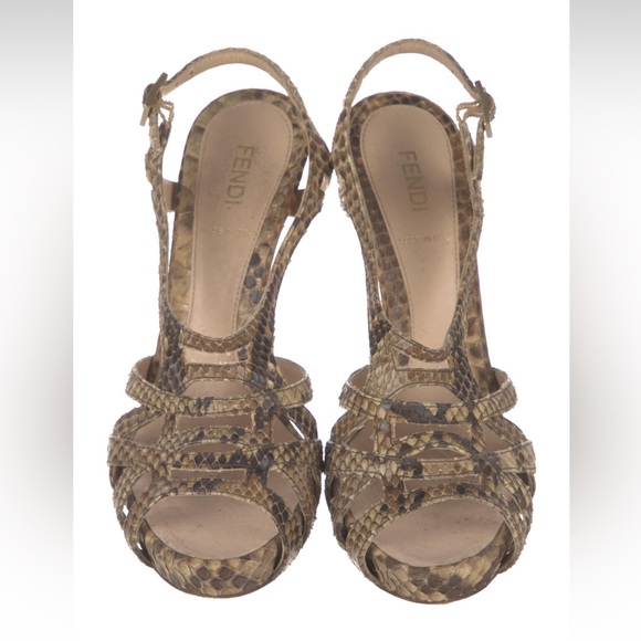 Snakeskin FENDI heels - Picture 8 of 9